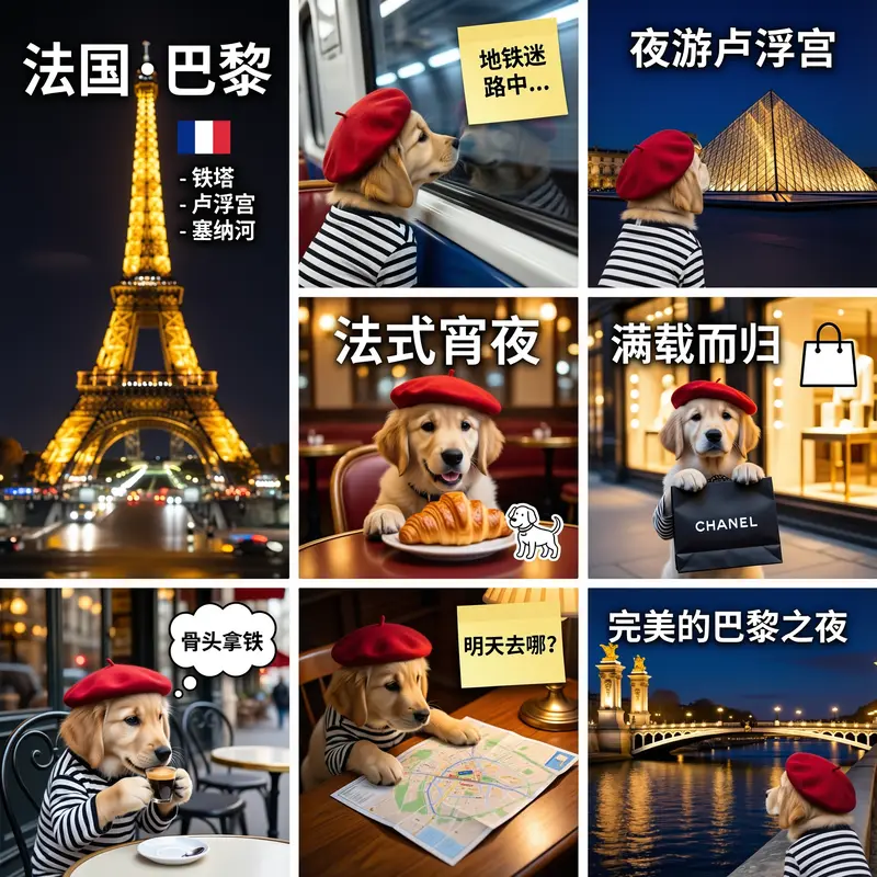 Pet P-Log sample generated by Boogu-Image-0.1