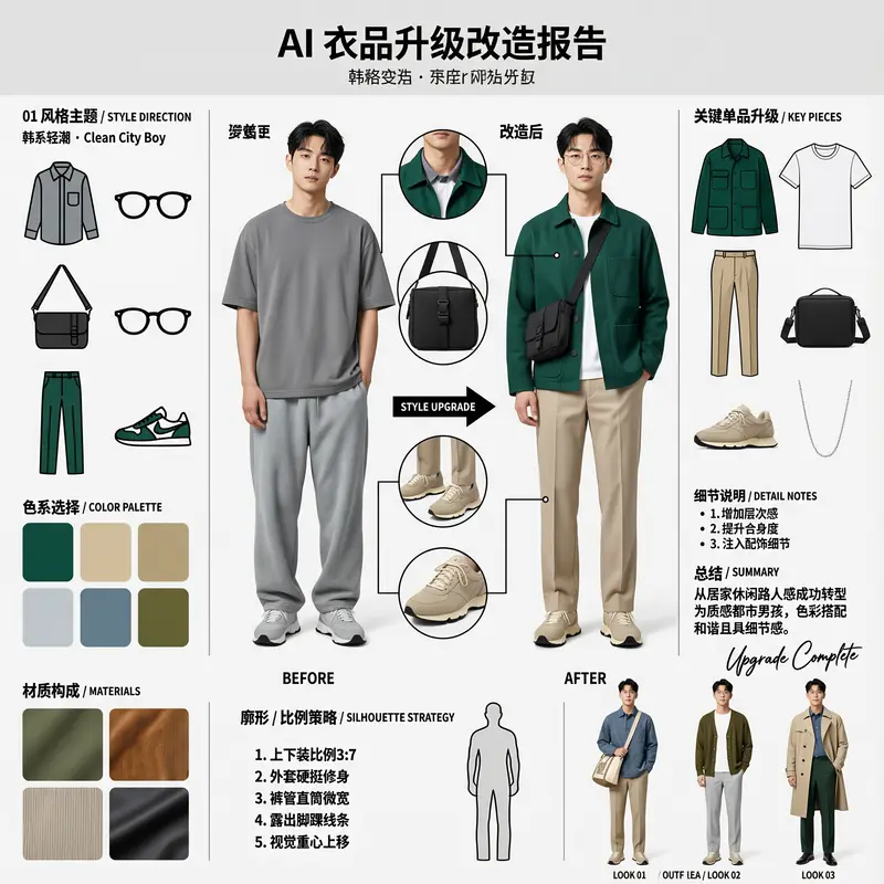Fashion Analysis sample generated by Boogu-Image-0.1