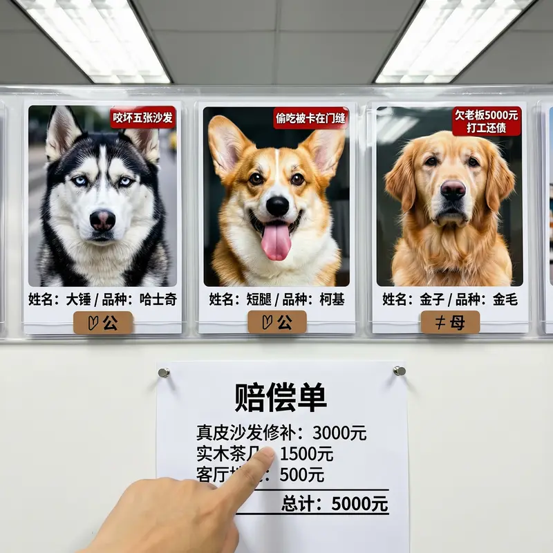 Pet Meme sample generated by Boogu-Image-0.1